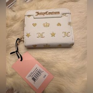 NWT Juicy Couture Cream and Gold Women's Wallet